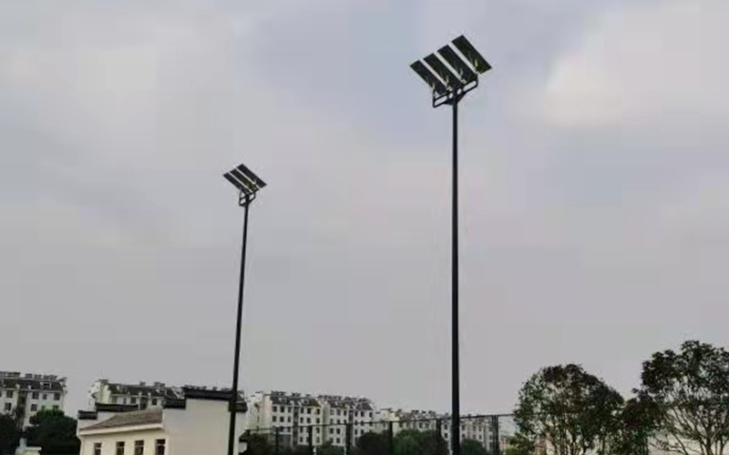 All in one Solar Street Light Project for Playground